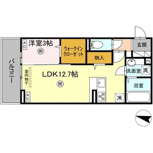 ソラーナI【2階】の間取り