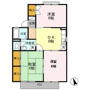 セジュールそれいゆ A棟【1階】の間取り