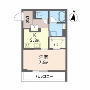 シャーメゾン ウィステリア【2階】の間取り