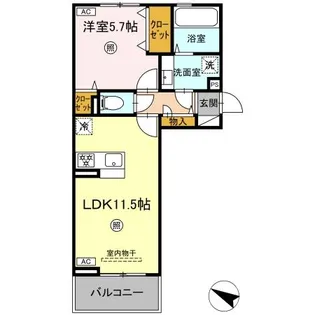CIEL A棟【3階】の間取り