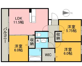 ユーエム・セイラ【2階】の間取り