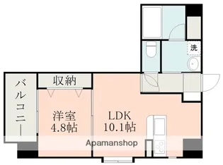 サムティ熊本駅南【7階】の間取り