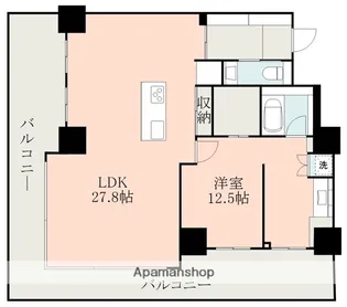 ザ・熊本タワー【30階】の間取り