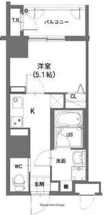 LA CHIC CERISE【7階】の間取り