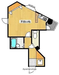 クロノス18三軒町【6階】の間取り