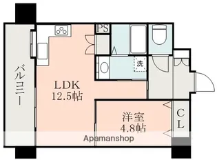グレイスピア【3階】の間取り