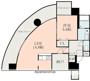 グレイスピア【6階】の間取り