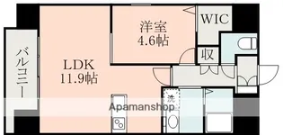 ELCIA新町【4階】の間取り