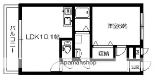 グランドステージ城南【4階】の間取り