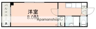 ヴィサージュ黒髪【4階】の間取り