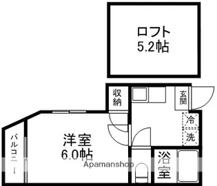 ユメハウス渡鹿【1階】の間取り