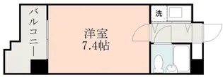 朝日プラザ鍛冶屋町【9階】の間取り