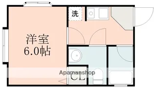 新町フラット【2階】の間取り
