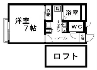 レオパレスオアシス【205号室】の間取り
