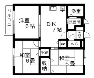 エスポワール317【1階】の間取り