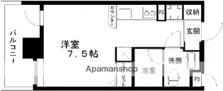 レジディア熊本辛島【4階】の間取り