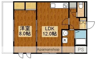 和光ローズマンション【3階】の間取り