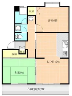 ハイムコスモスⅠ【3階】の間取り