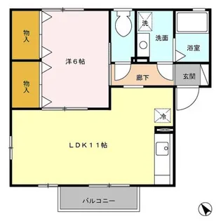 グランデージュ【2階】の間取り