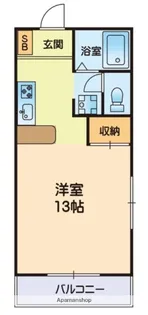 ディアコートアスール【3階】の間取り