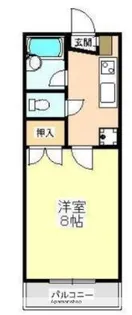 ロザリアムK【2階】の間取り