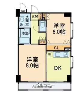 グローリーハイムⅡ【4階】の間取り