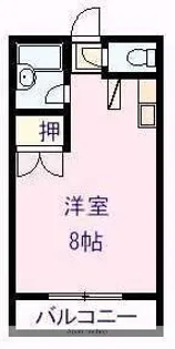 ロフティ新町【2階】の間取り