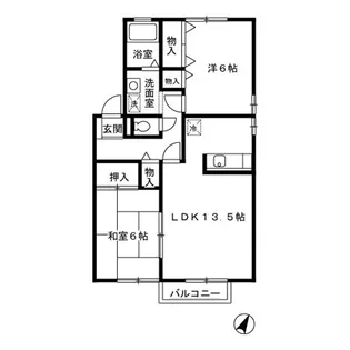 ガーデンコートみずき台 G棟【2階】の間取り
