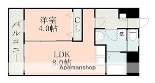 ライズ神水【7階】の間取り
