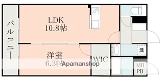 オーネスト九品寺【10階】の間取り