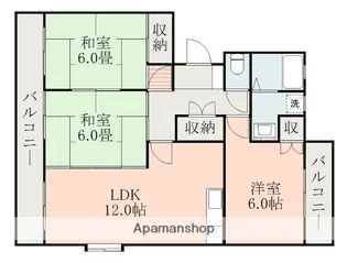 エトワール西田【3階】の間取り