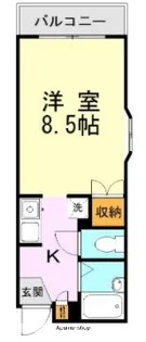 池田パピヨンハウス【3階】の間取り