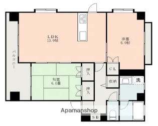ヴィレッジMT SECOND【2階】の間取り