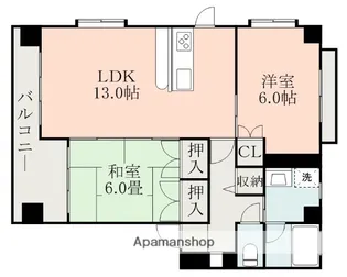 ヴィレッジMT SECOND【1階】の間取り