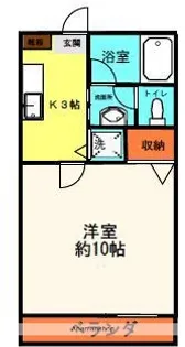 サンヒルズマンション【303号室】の間取り