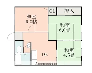 ニューハイツ【1階】の間取り
