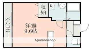 アウトゥール弓削【203号室】の間取り