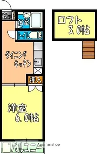 セレーノ若葉【1階】の間取り