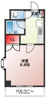 メイン石井【6階】の間取り