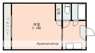 コーポサンヒルズ【2階】の間取り