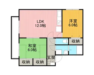 カメリアⅡ【1階】の間取り