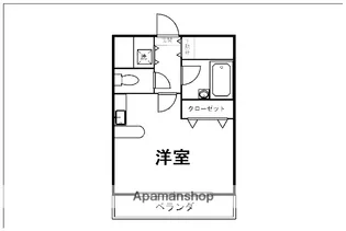 アンビシャス月出【2階】の間取り