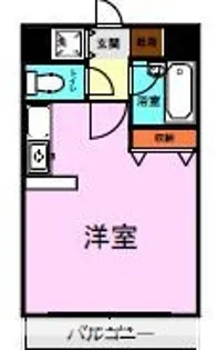 アンビシャス月出【3階】の間取り