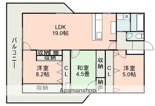 ウッディマンション森館【11階】の間取り