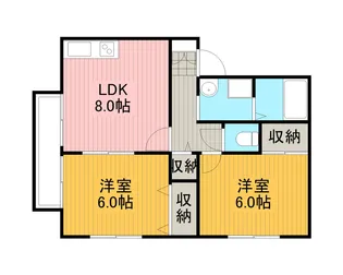 ラフィーネ【1階】の間取り