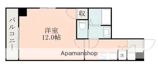エヴァーグリーン水前寺壱番館【3階】の間取り
