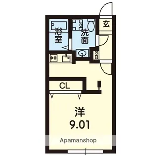MODULOR熊本【3階】の間取り