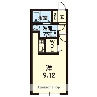MODULOR熊本【404号室】の間取り