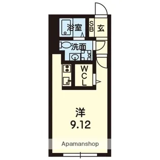 MODULOR熊本【3階】の間取り