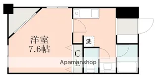 イン・ブルーム水前寺【405号室】の間取り